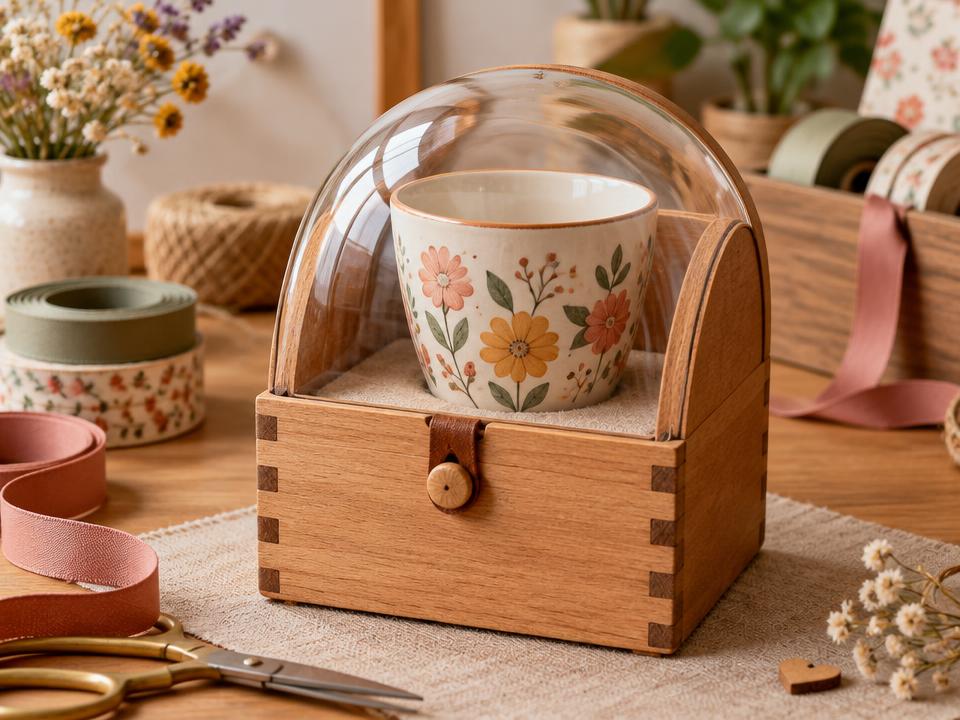 Caja Porta Vaso Domo