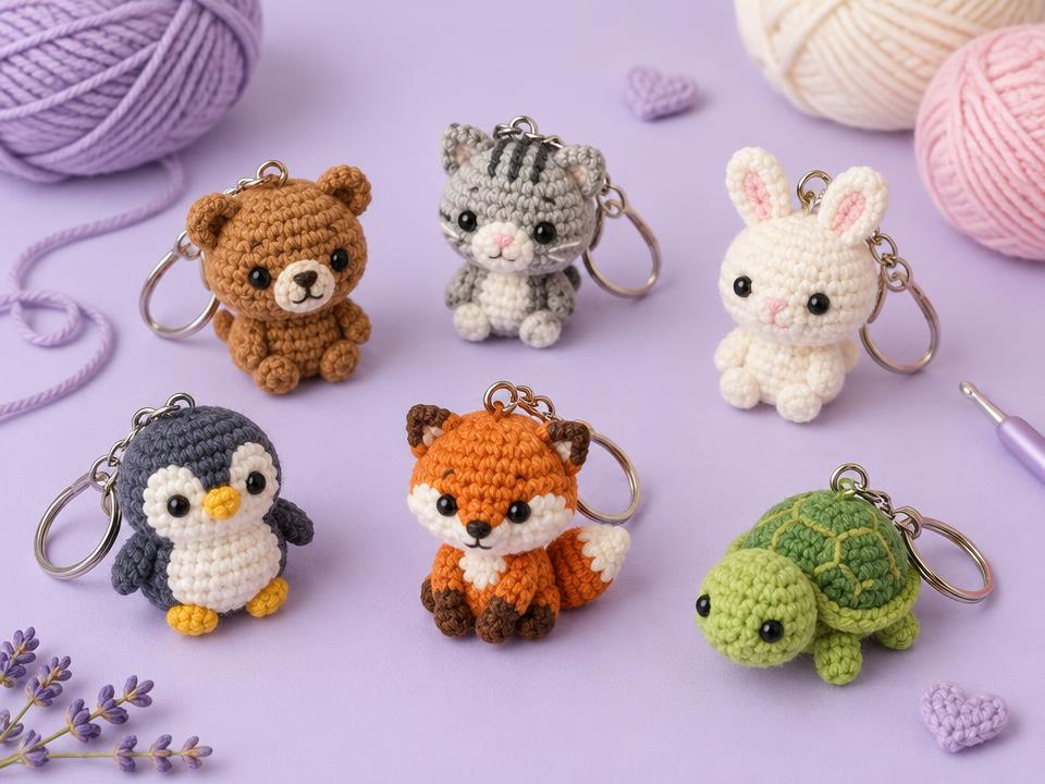 Mini amiguris y llaveros